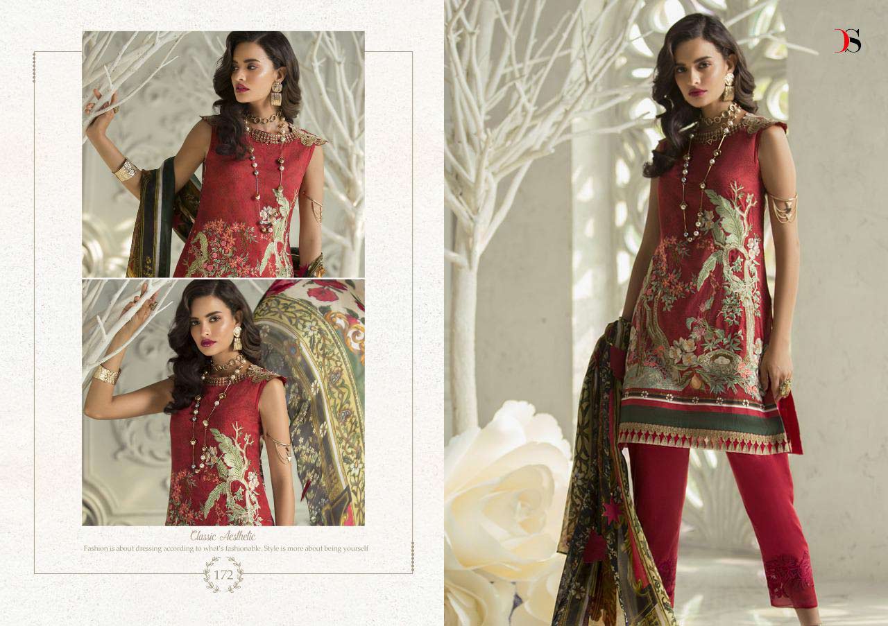 Deepsy Suit Elan Silk 07 Satin Chiffon Salwar Suit Deepsy Suit Elan Silk 07 Satin Chiffon Salwar Suit